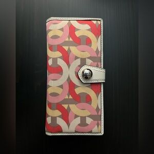 Coach Signature Multi Color Wallet